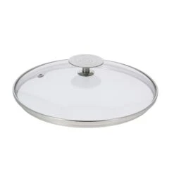 De Buyer Couvercle En Verre Cerclé Inox 16 Cm
