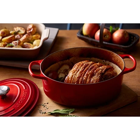 Le Creuset Cocotte Fonte Ovale Cerise 29 Cm – Image 2