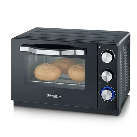 SEVERIN Mini Four Noir 20 L 1380 W TO2070 – Image 2